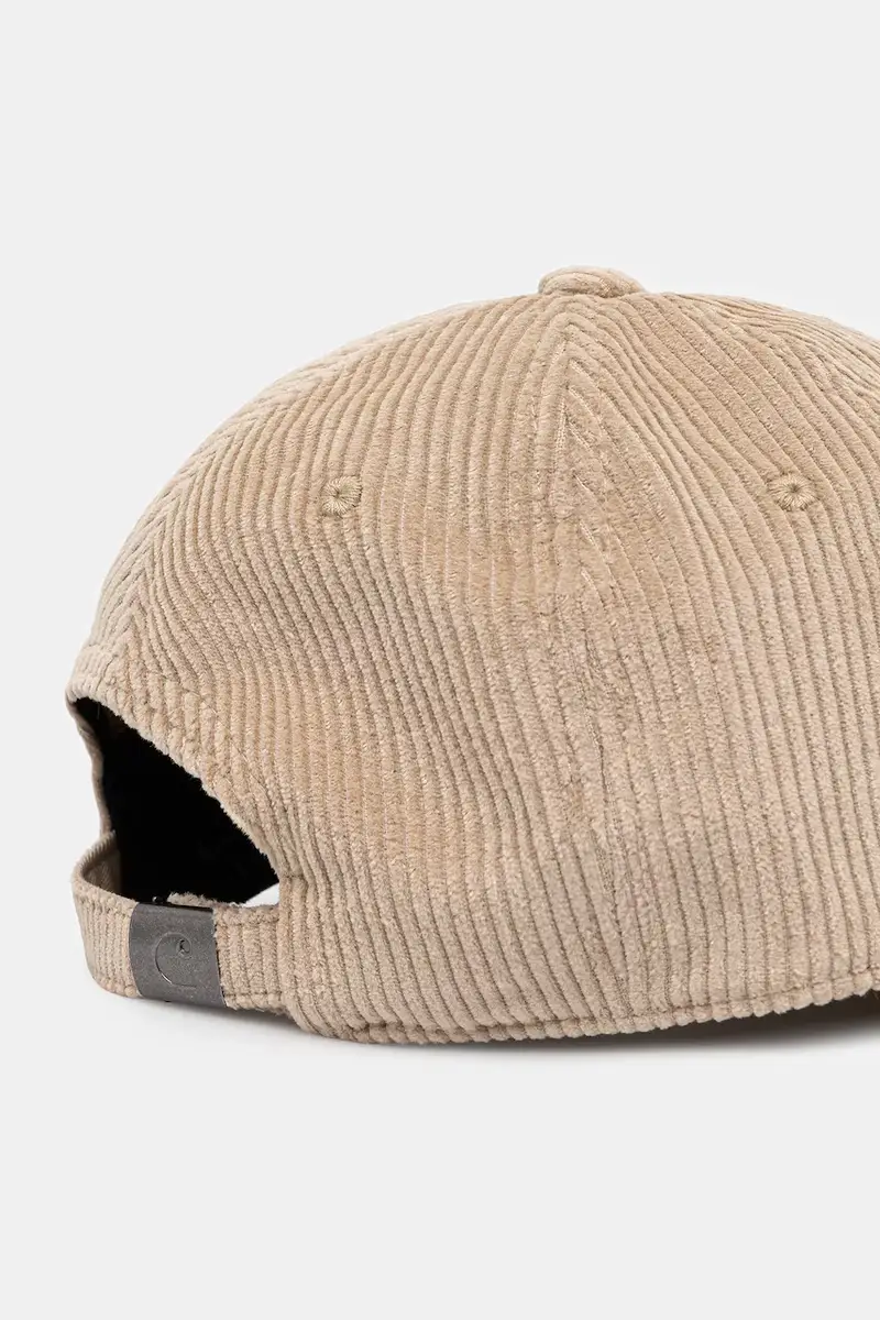 cappello con visiera in velluto a coste Harlem Cap colore beige I026890.0FGXX miniatura 3