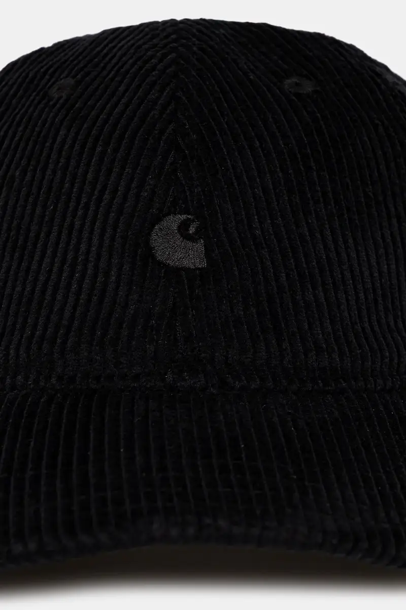 cappello con visiera in velluto a coste Harlem Cap colore nero I026890.00EXX miniatura 2