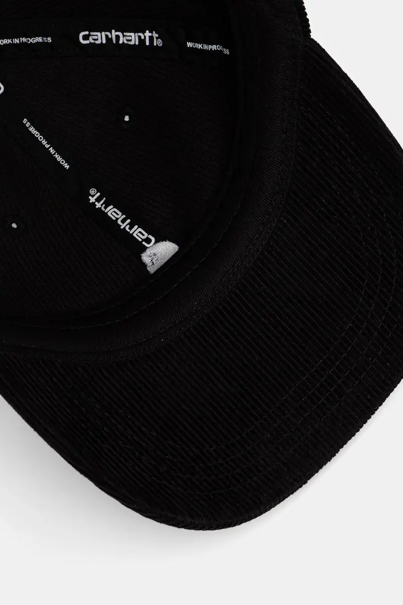 cappello con visiera in velluto a coste Harlem Cap colore nero I036729.0D2XX miniatura 4