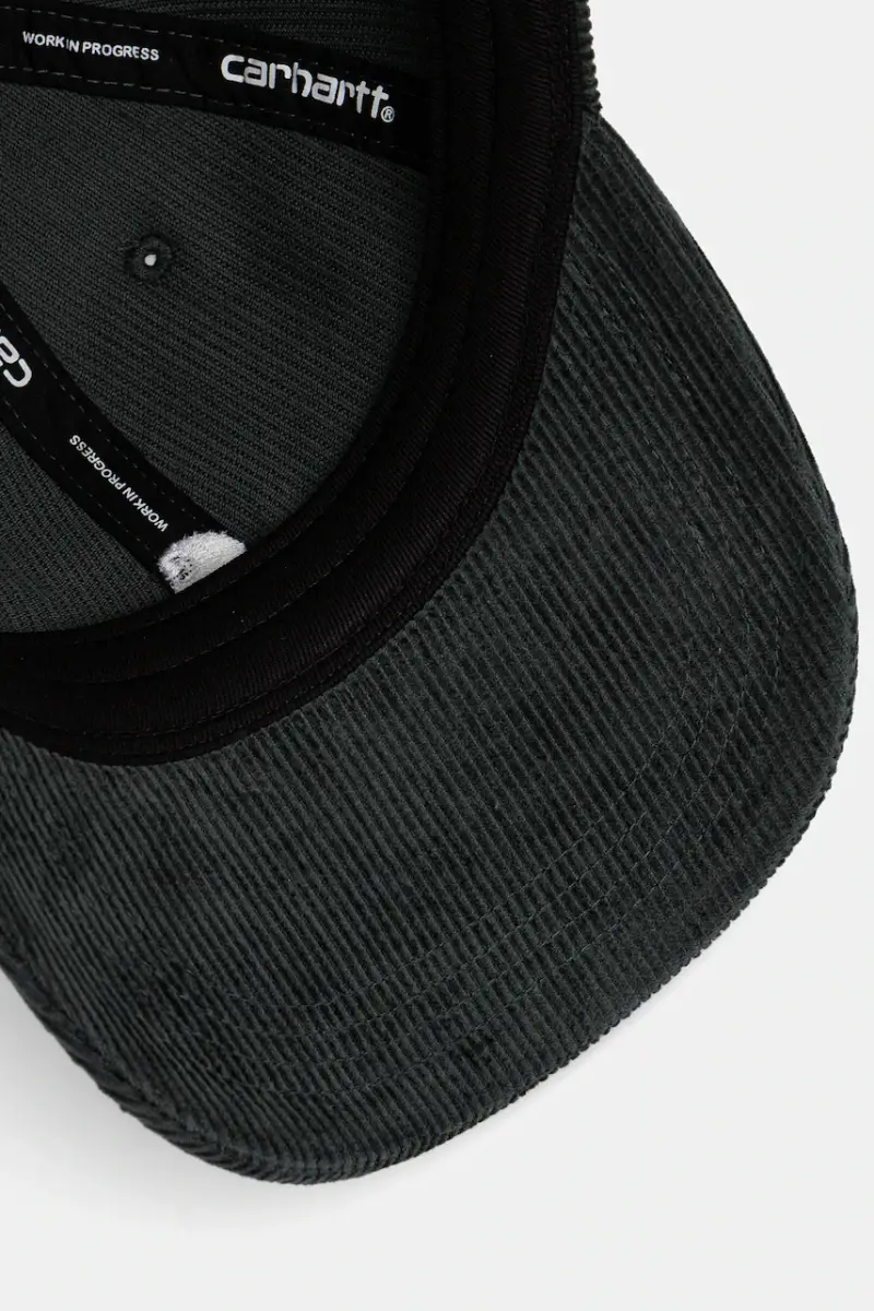 cappello con visiera in velluto a coste Harlem Cap colore verde I036729.3T3XX miniatura 4