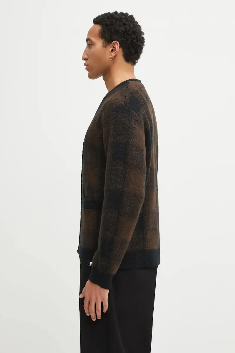 cardigan con lana Everson Cardigan colore nero I035978.3PHXX miniatura 2