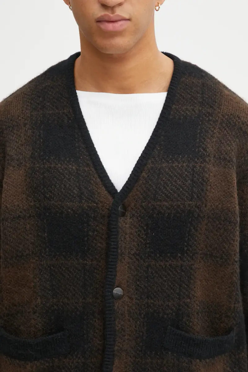 cardigan con lana Everson Cardigan colore nero I035978.3PHXX miniatura 4