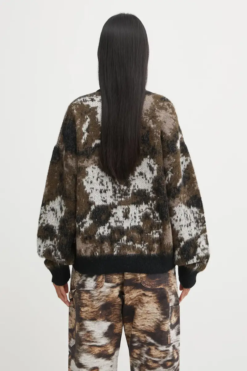 cardigan con lana W' Merlin Cardigan I035417.38XXX Multicolore miniatura 3