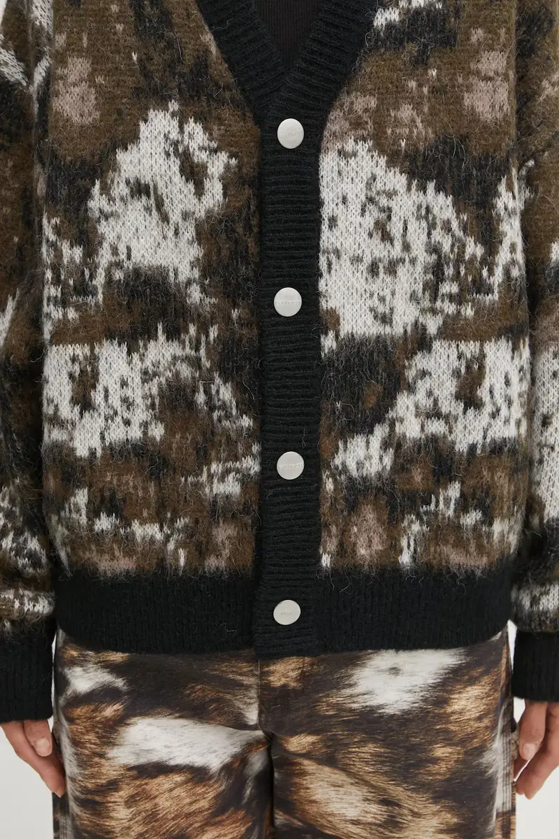 cardigan con lana W' Merlin Cardigan I035417.38XXX Multicolore miniatura 4