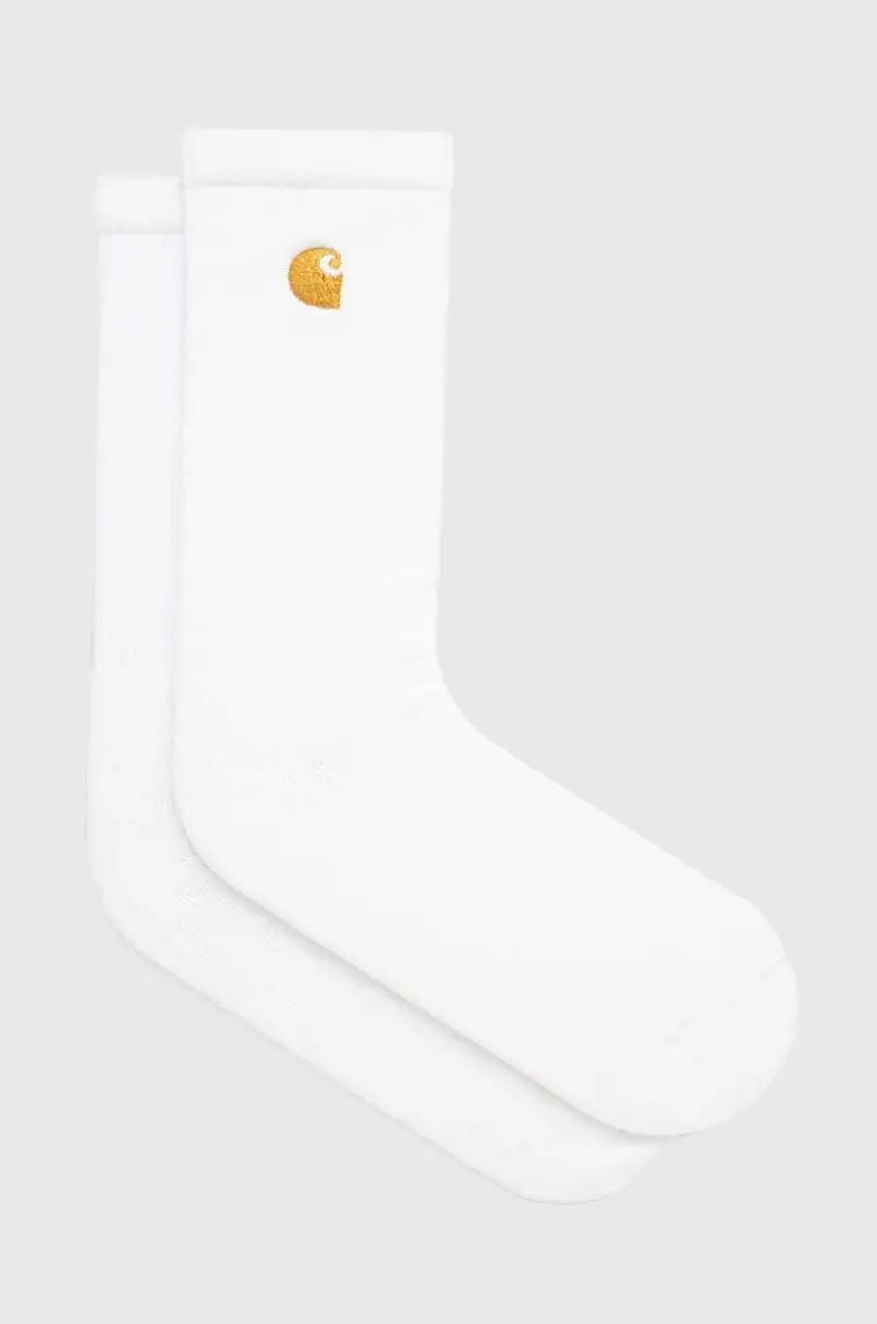 Carharrt WIP Chase Socks Black I029421 Bianco