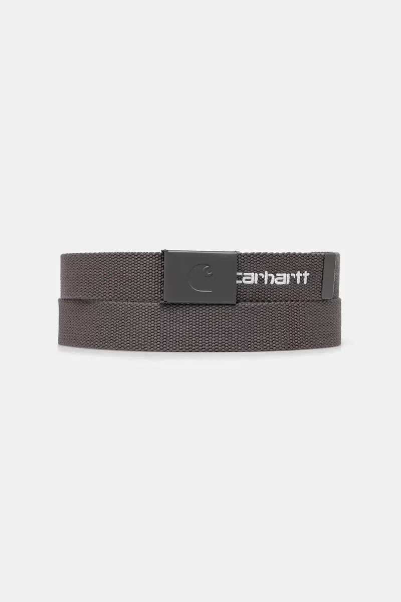 cintura C-Logo Belt Tonal Grigio