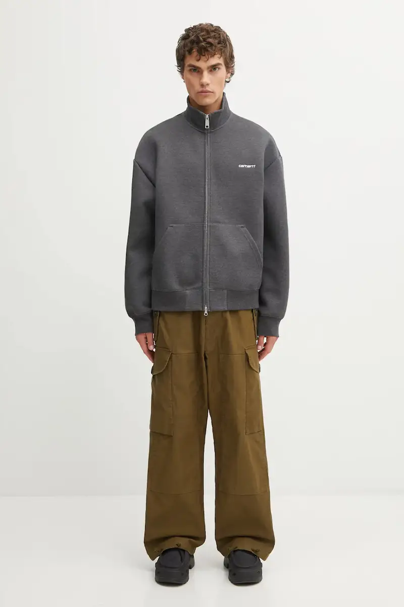 felpa Alda Zip Sweat Jacket uomo colore grigio I036056.0D2XX miniatura 5