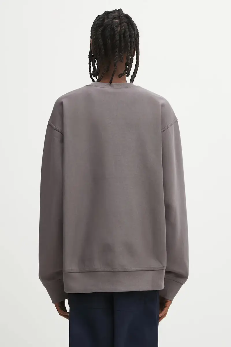 felpa American Script uomo colore marrone I025475.33CXX miniatura 3