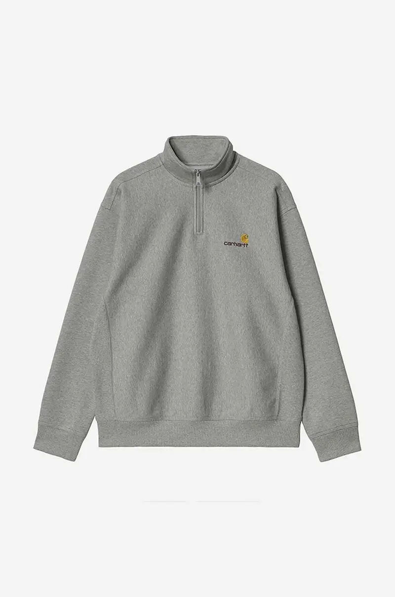 felpa American Script uomo Grigio miniatura 3