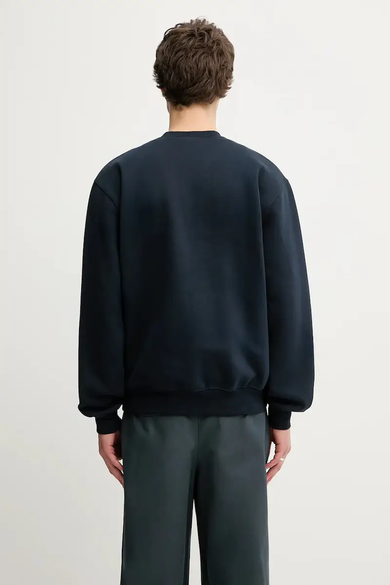 felpa Carhartt Sweat uomo colore blu navy I030546.38CXX miniatura 3