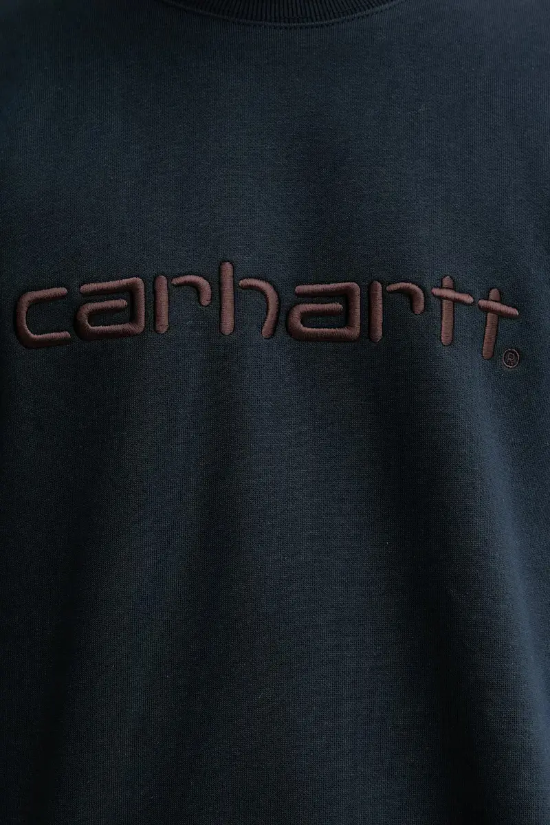 felpa Carhartt Sweat uomo colore blu navy I030546.38CXX miniatura 4