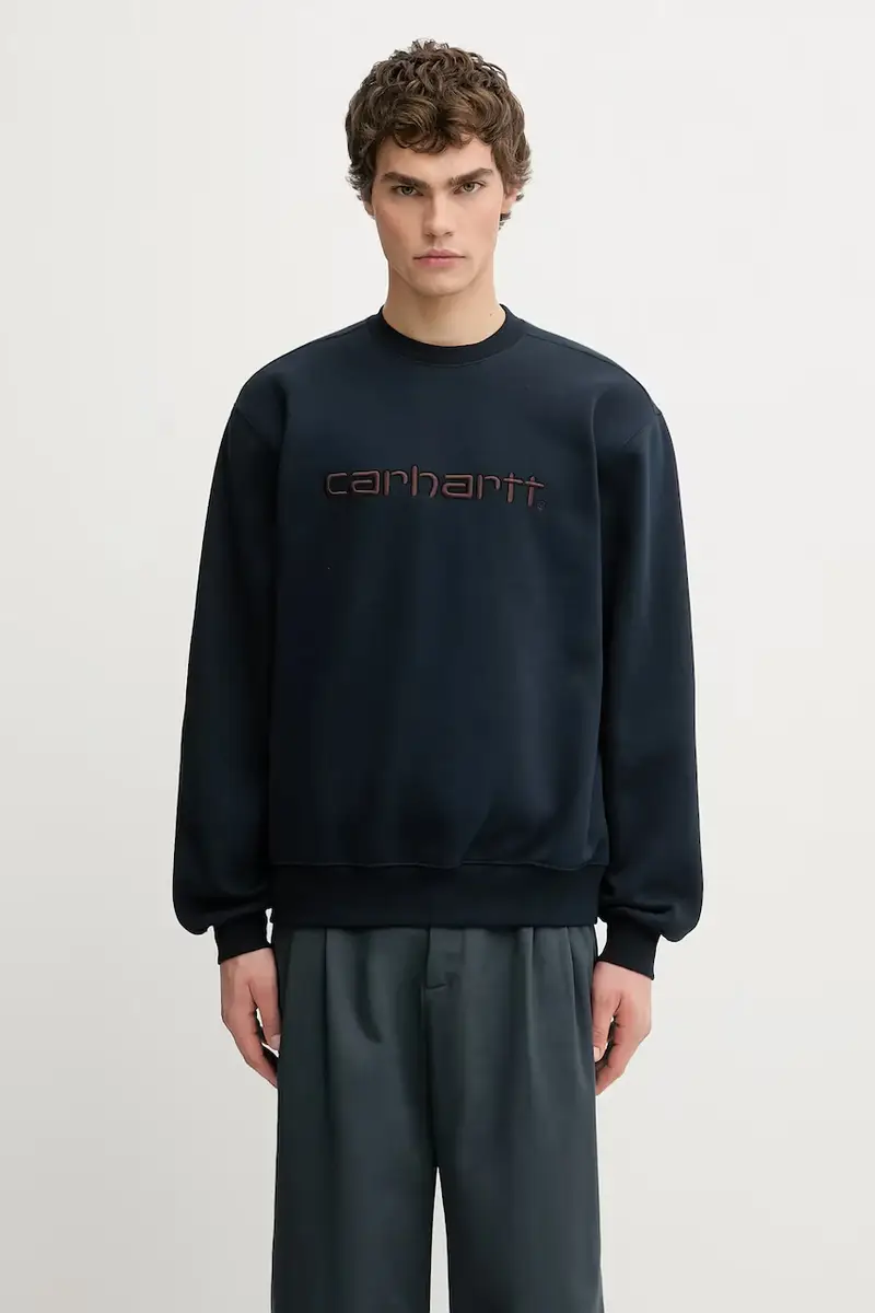 felpa Carhartt Sweat uomo colore blu navy I030546.38CXX
