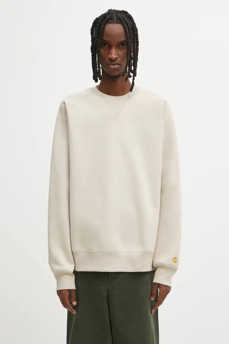 felpa Chase Sweat uomo colore beige I033660.38AXX