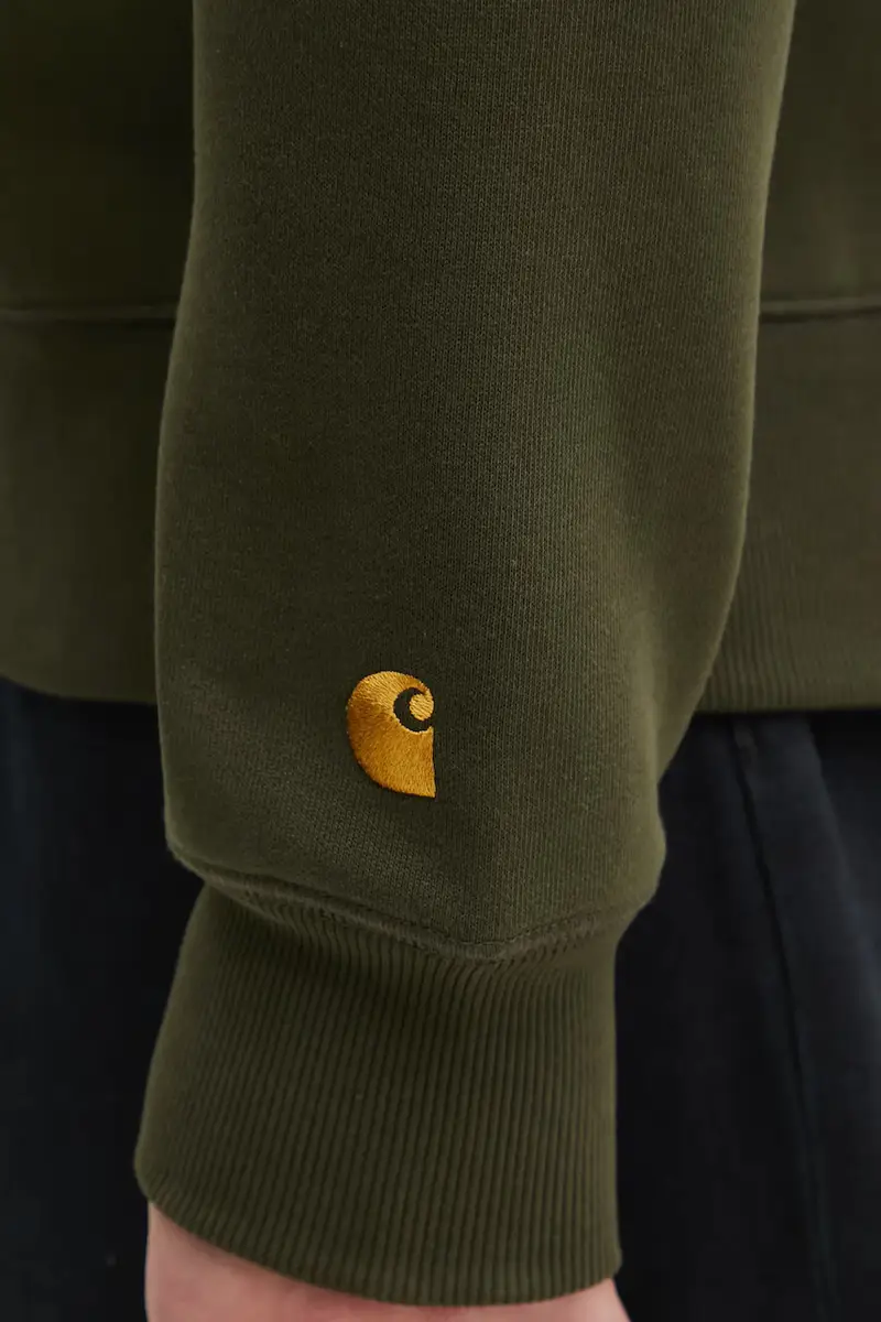 felpa Chase Sweat uomo colore verde I033660.3CBXX miniatura 4