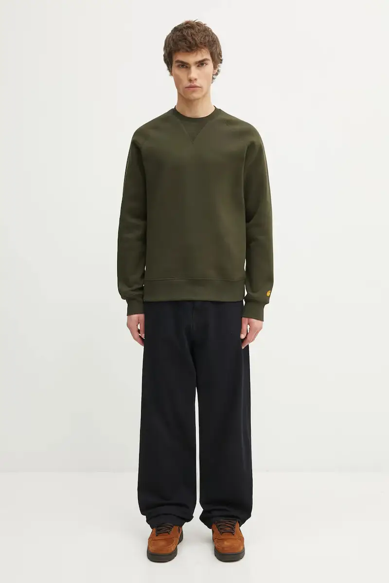 felpa Chase Sweat uomo colore verde I033660.3CBXX miniatura 5