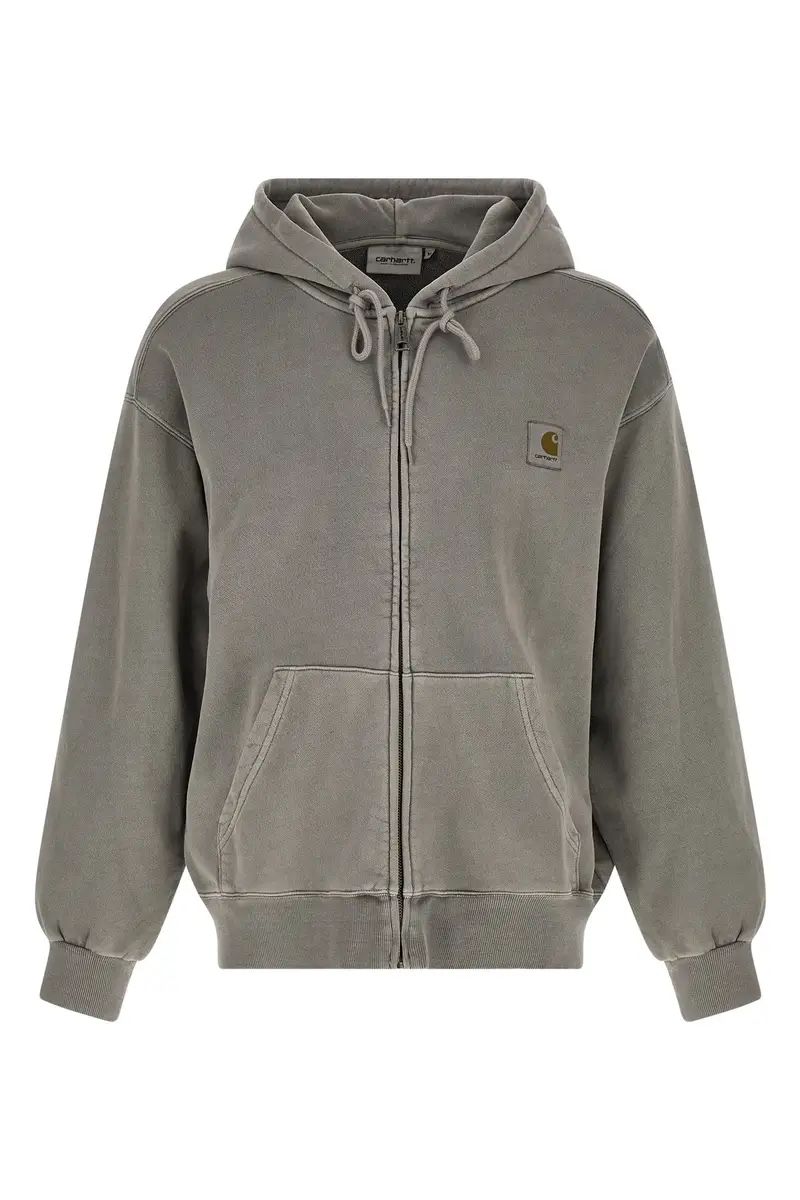 Felpa Con Cappuccio Nelson Grigio