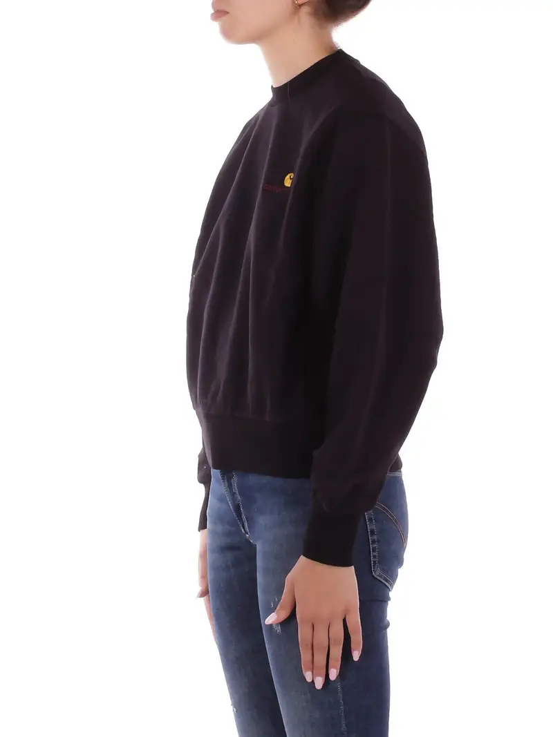 Felpa Donna CARHARTT WIP Black W' hooded casey miniatura 2