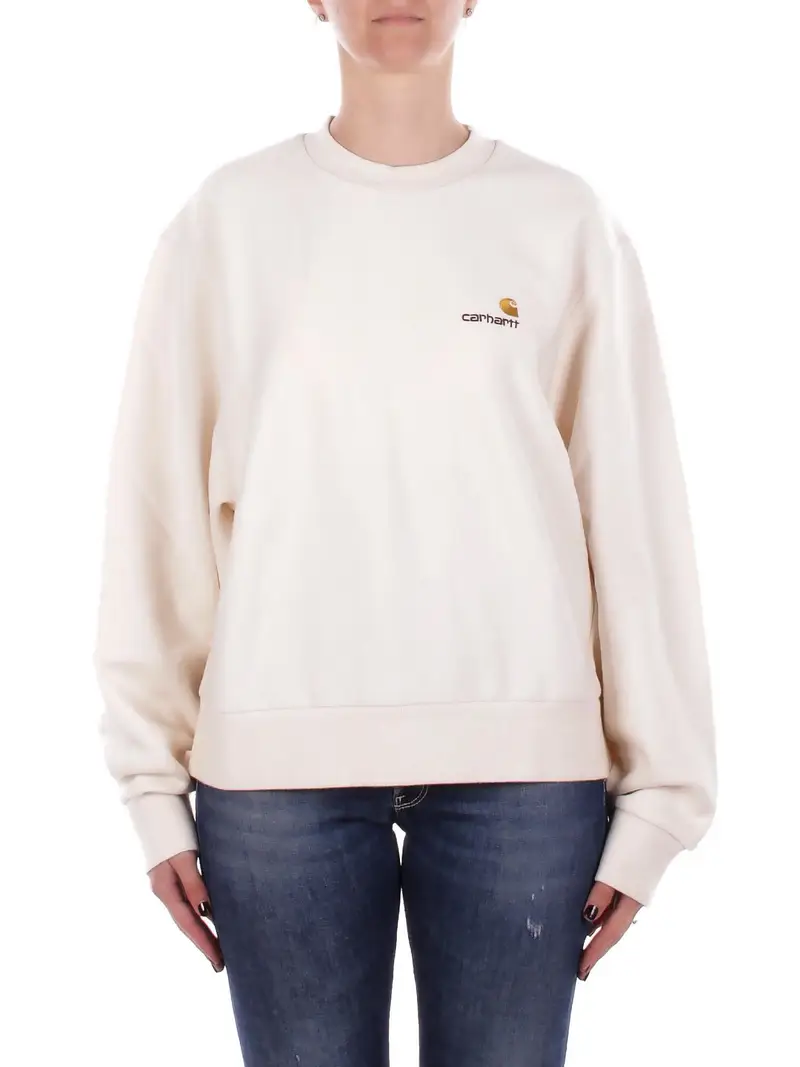 Felpa Donna CARHARTT WIP Panna W' hooded casey