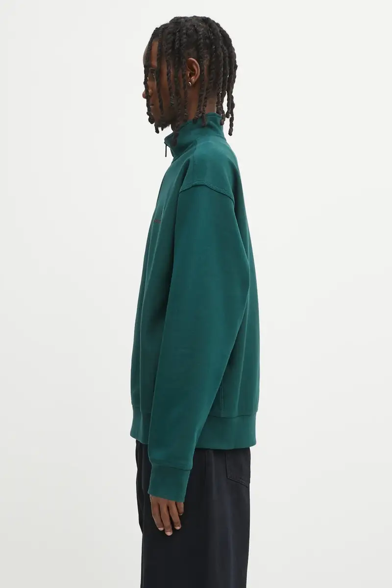 felpa Half Zip American Script uomo colore verde I027014.05AXX miniatura 2