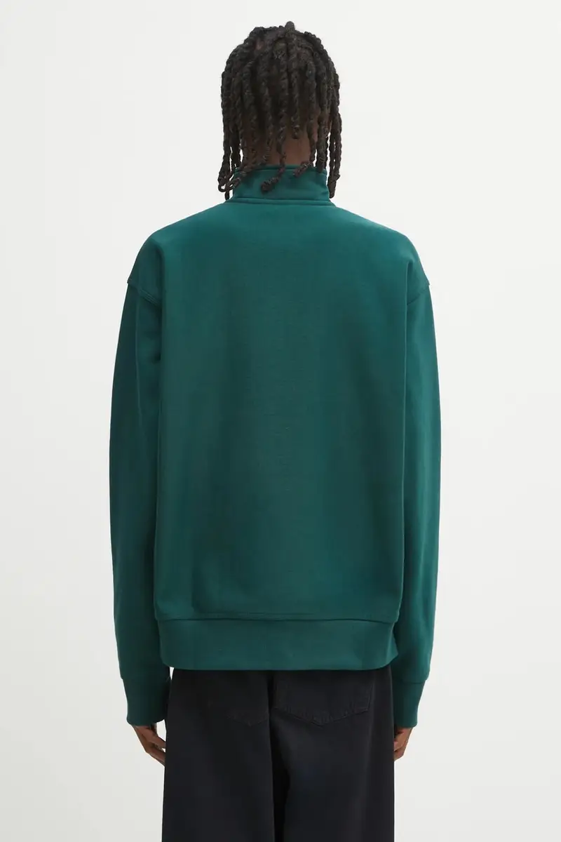 felpa Half Zip American Script uomo colore verde I027014.05AXX miniatura 3