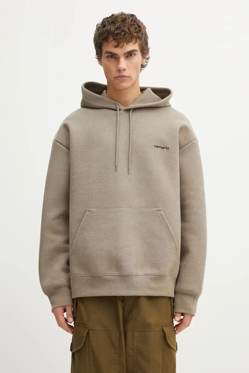 felpa Hooded Alda Sweat uomo colore beige con cappuccio I036055.1M5XX