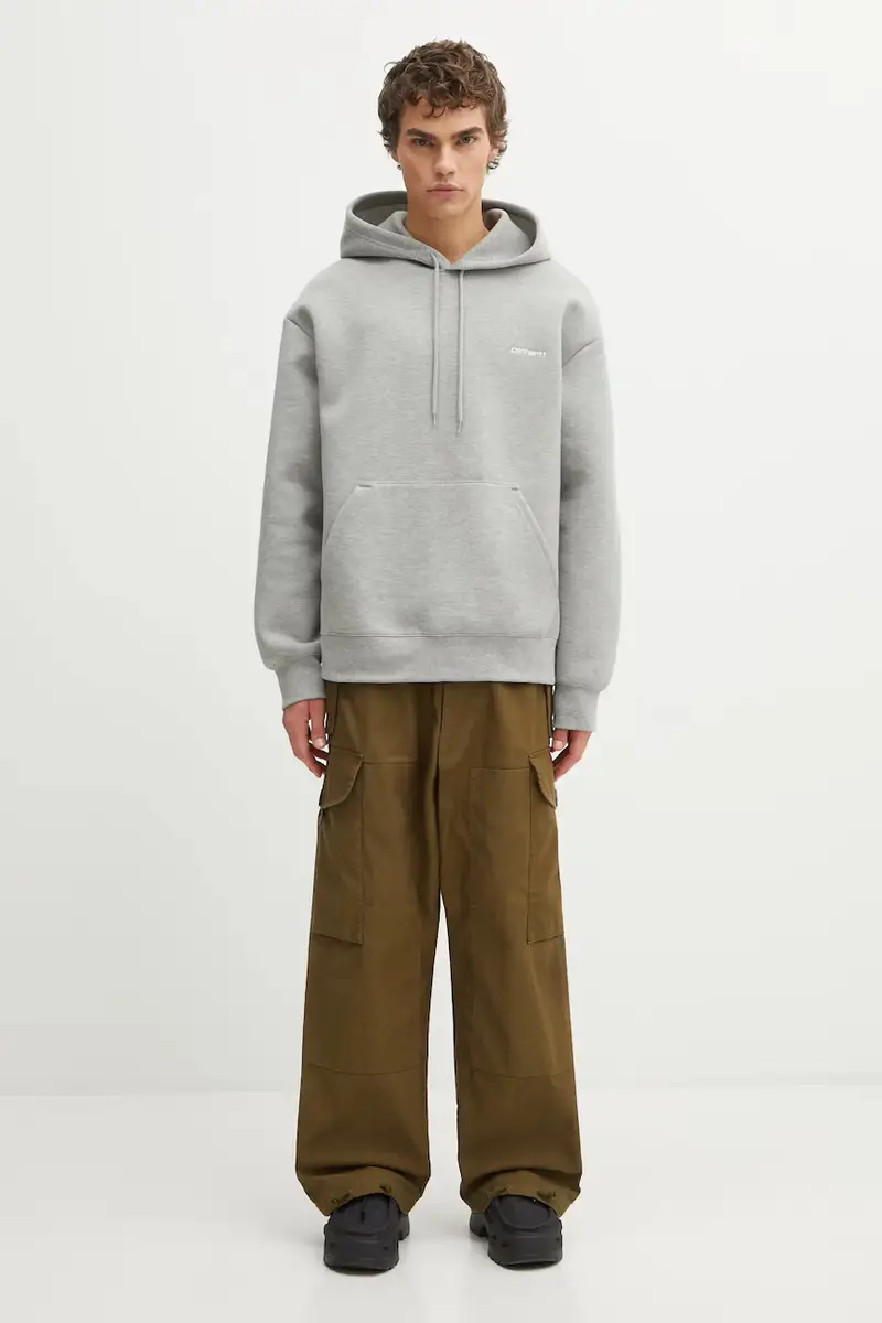 felpa Hooded Alda Sweat uomo colore grigio con cappuccio I036055.00DXX miniatura 5