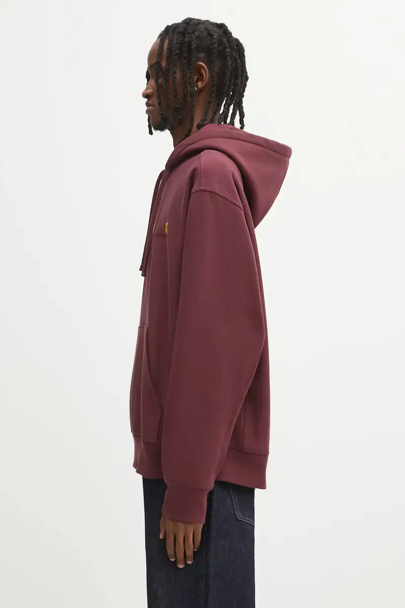 felpa Hooded American Script Sweat uomo colore granata con cappuccio I028279.33KXX miniatura 2