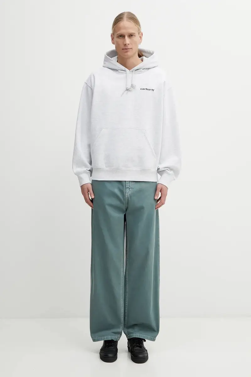 felpa Hooded Caps Sweat colore grigio con cappuccio I036066.482XX miniatura 5