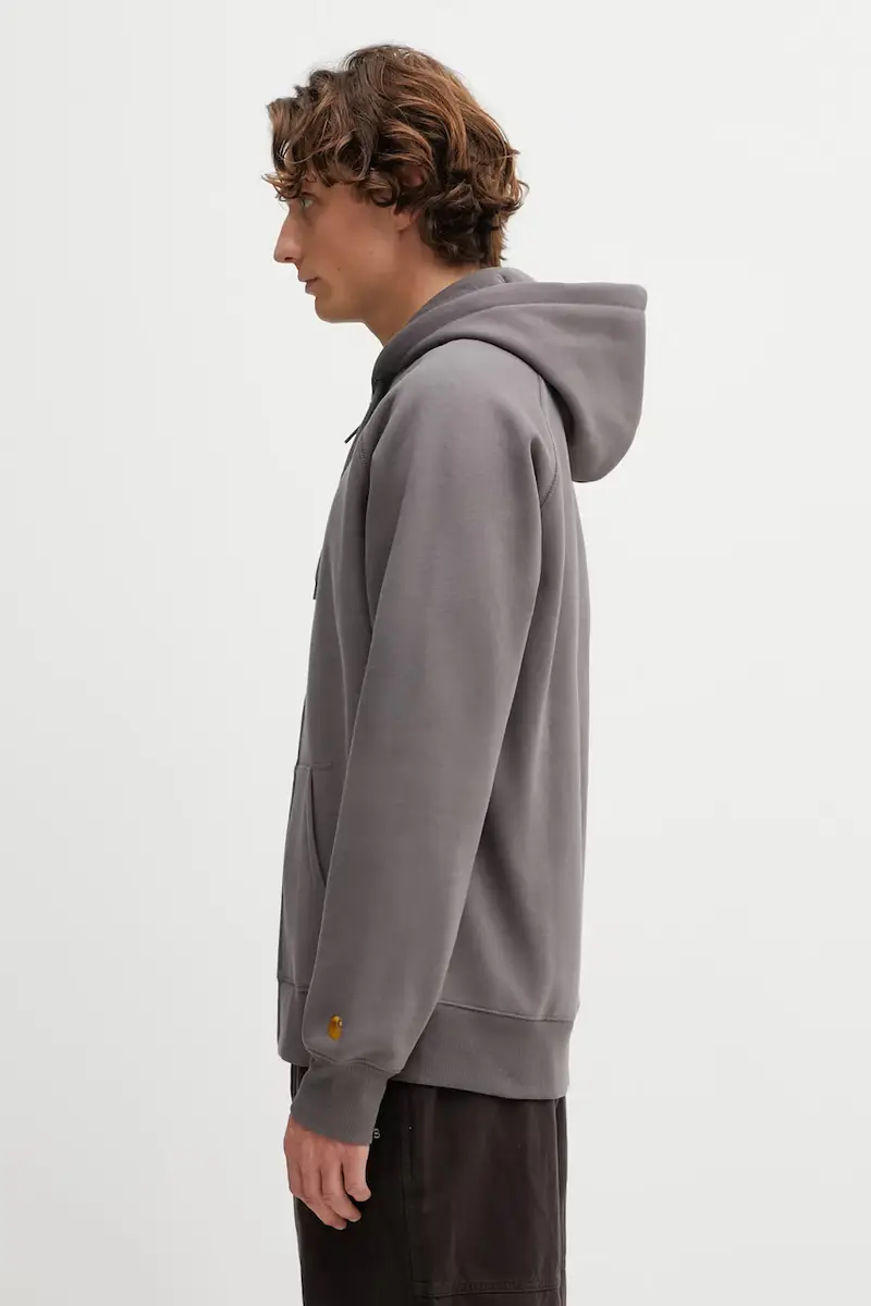 felpa Hooded Chase Jacket Grigio miniatura 2