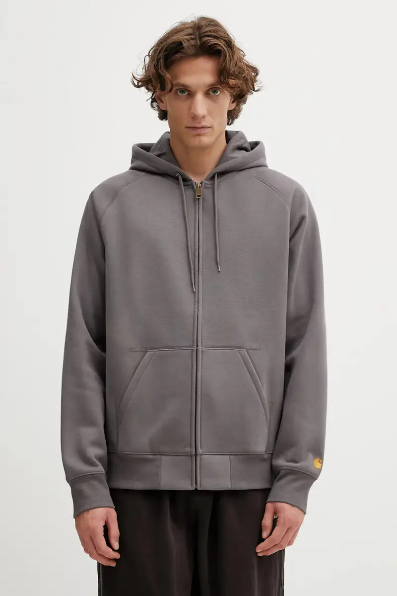felpa Hooded Chase Jacket Grigio
