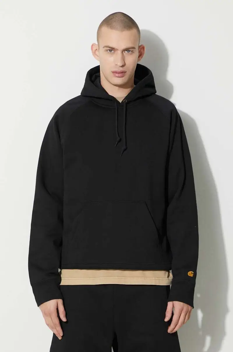 felpa Hooded Chase Sweat uomo colore nero con cappuccio I033661.00FXX