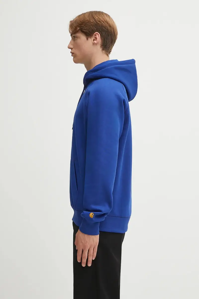 felpa Hooded Chase uomo colore blu con cappuccio I033661.30XXX miniatura 2