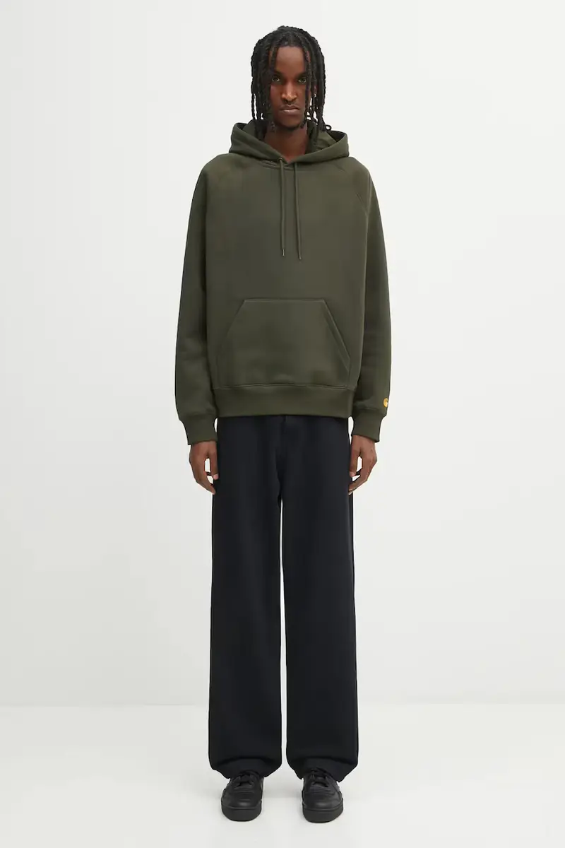 felpa Hooded Chase uomo colore verde con cappuccio I033661.3CBXX miniatura 5