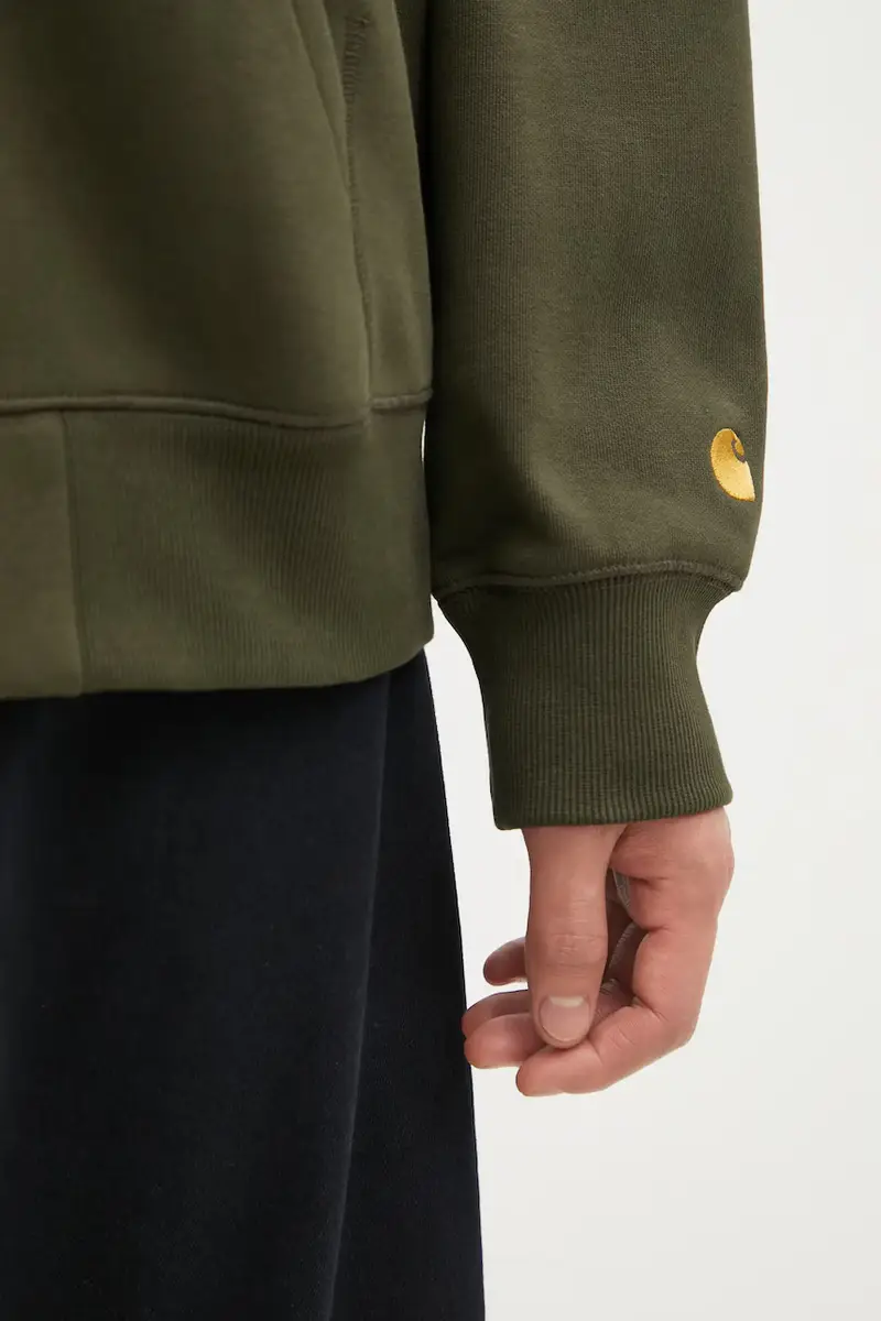 felpa Hooded Chase uomo colore verde con cappuccio I033664.3CBXX miniatura 4