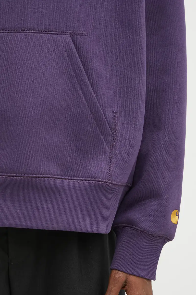 felpa Hooded Chase uomo colore violetto con cappuccio I033661.37YXX miniatura 4