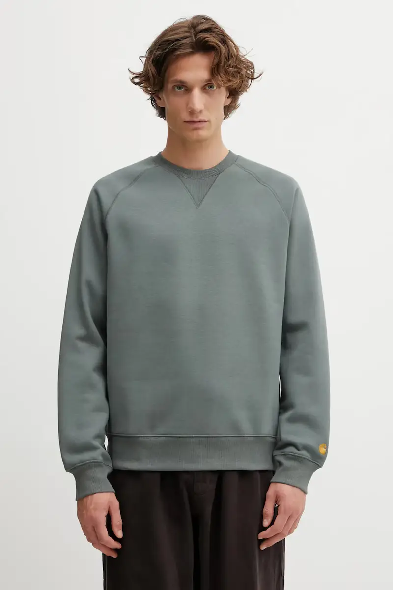 felpa in cotone Chase Sweat Verde