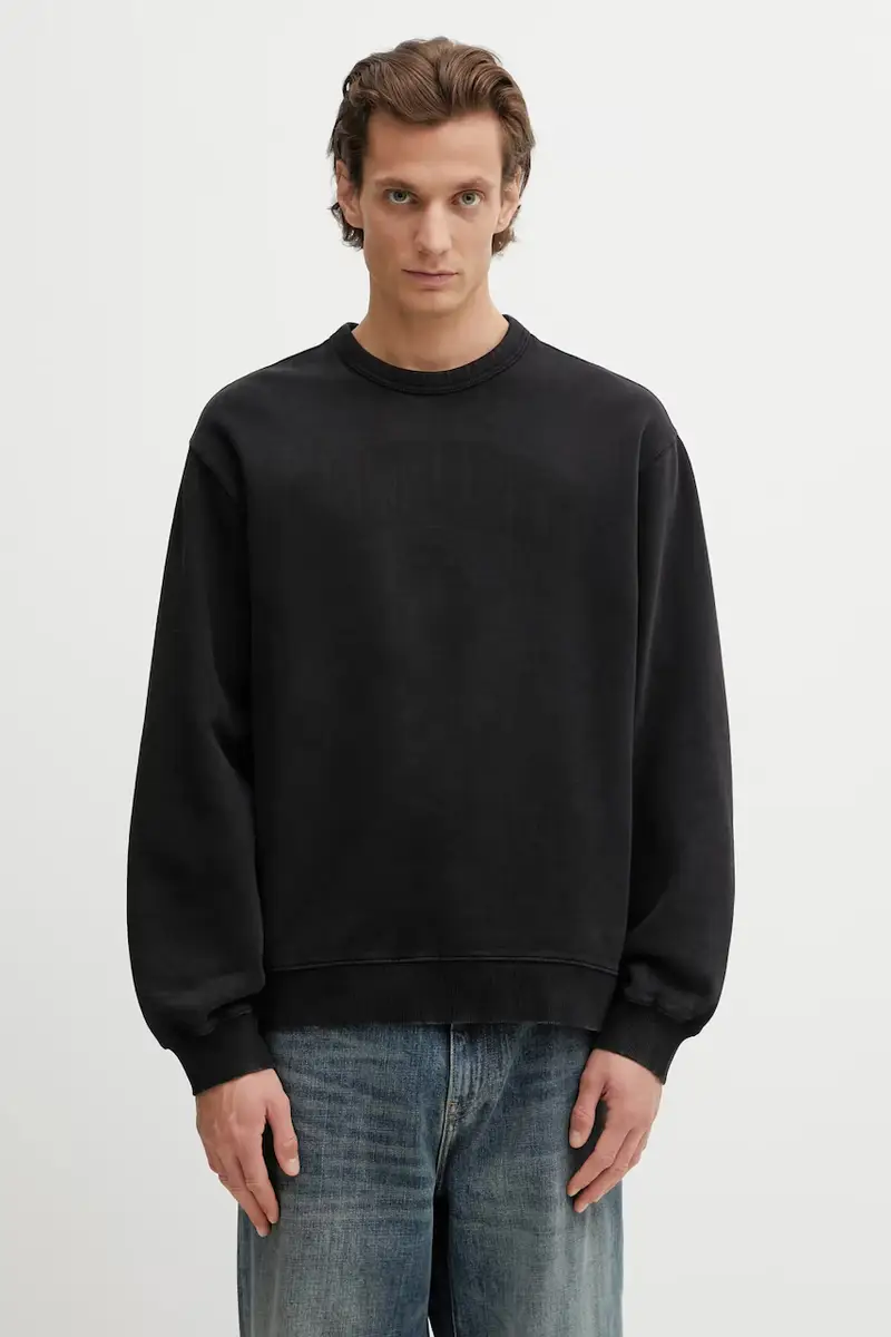 felpa in cotone Faded Pond Corps Sweat Nero