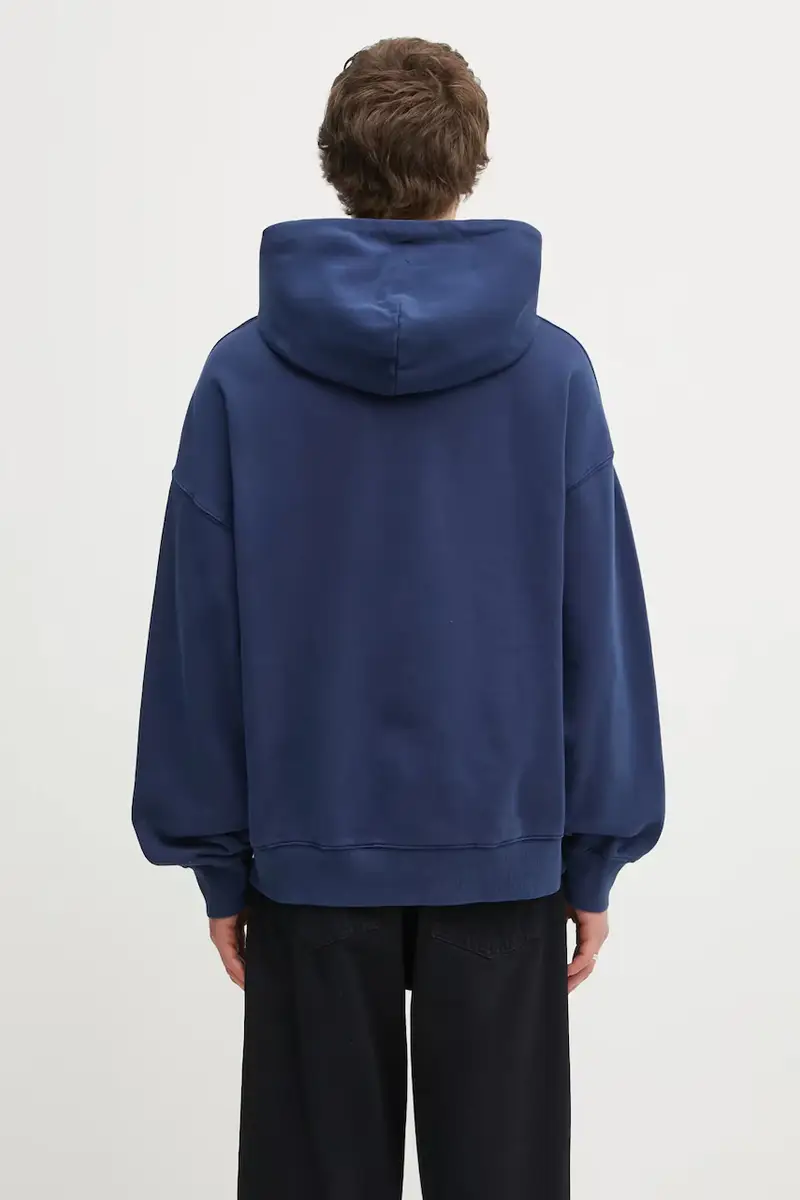 felpa in cotone Hooded Benton Sweat uomo colore blu con cappuccio I034589.VQGD miniatura 3