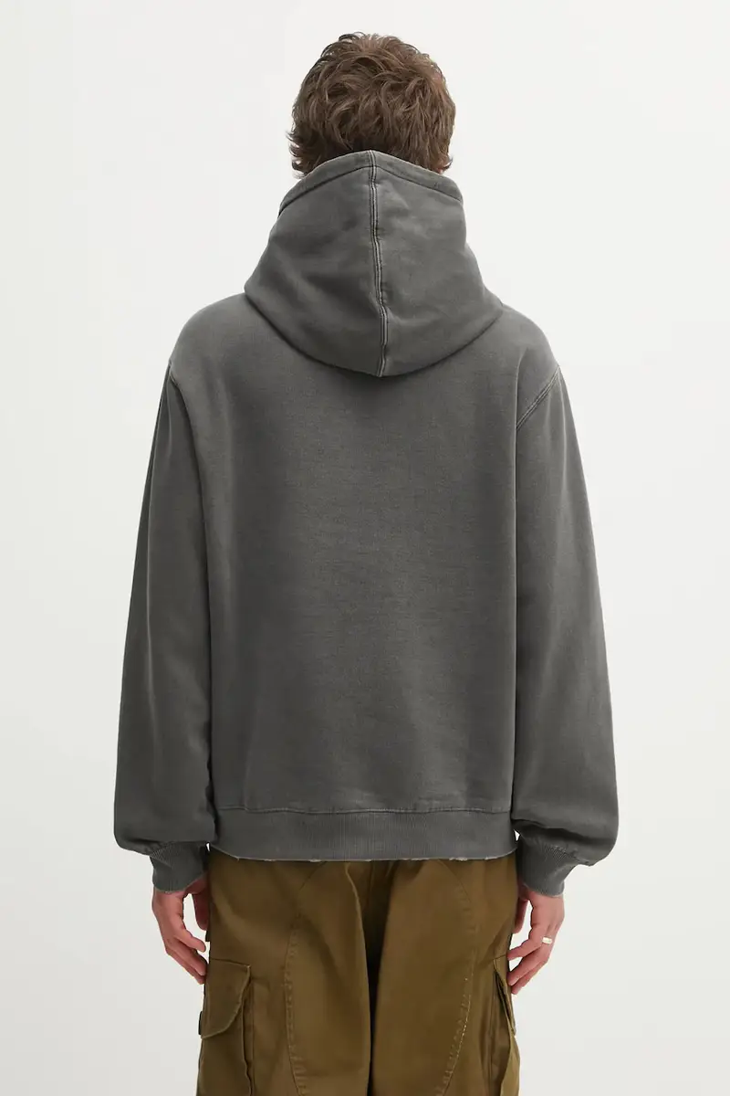 felpa in cotone Hooded Torion Sweat uomo colore grigio con cappuccio I036053.89B7 miniatura 3