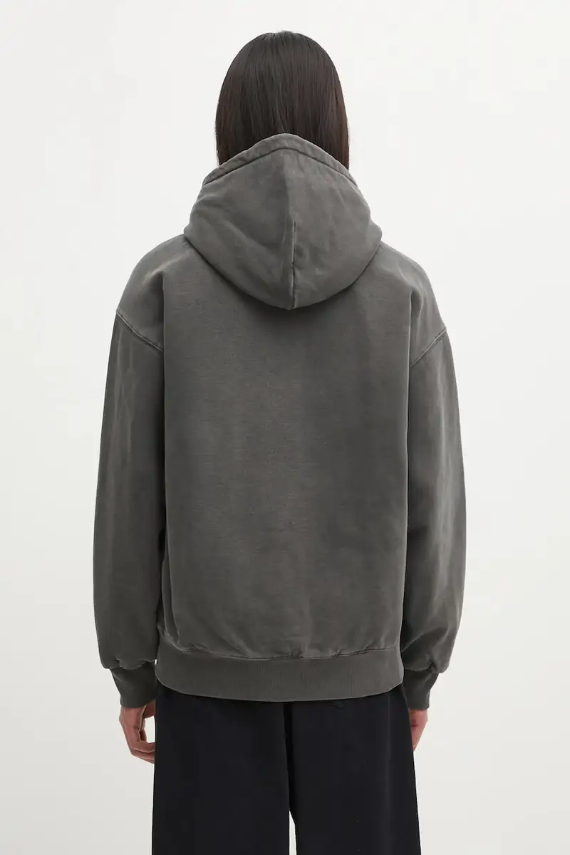 felpa in cotone Hooded Vista Jacket uomo colore grigio con cappuccio I029524.89GD miniatura 3