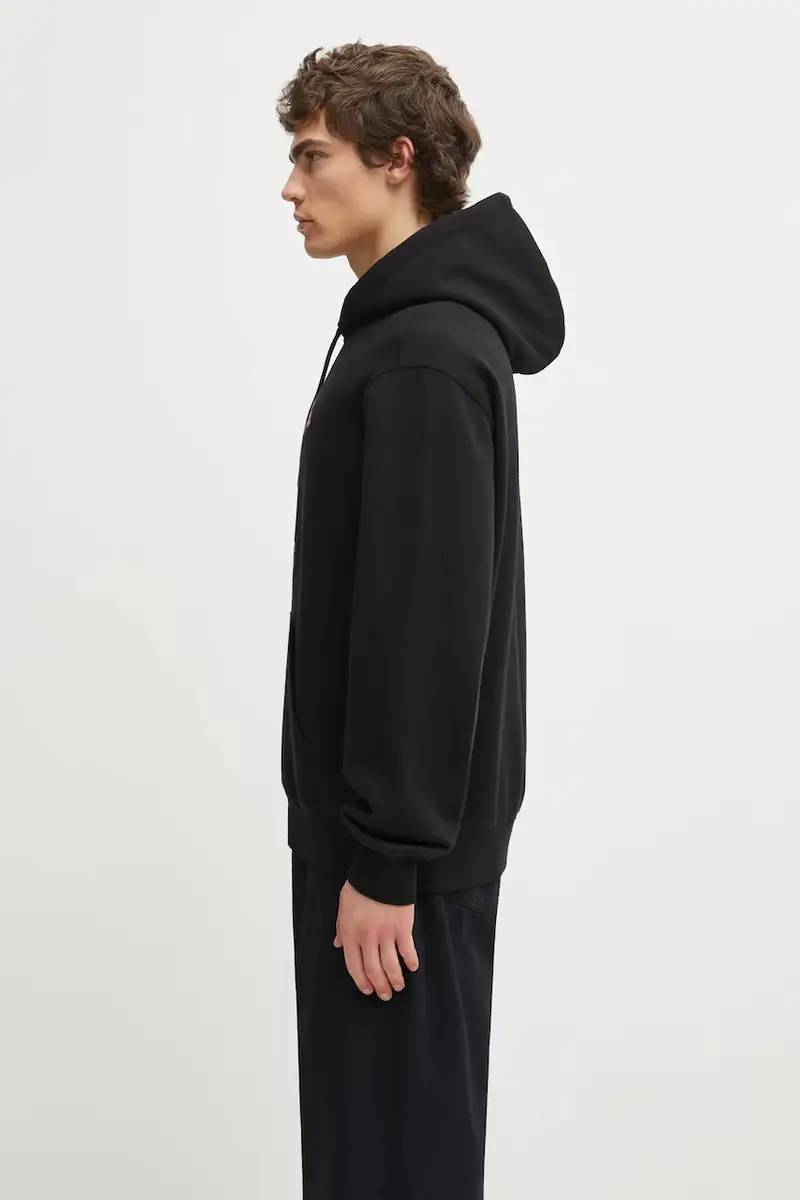 felpa in cotone Hooded Wild Dog Sweat uomo colore nero con cappuccio I035625.89XX miniatura 2