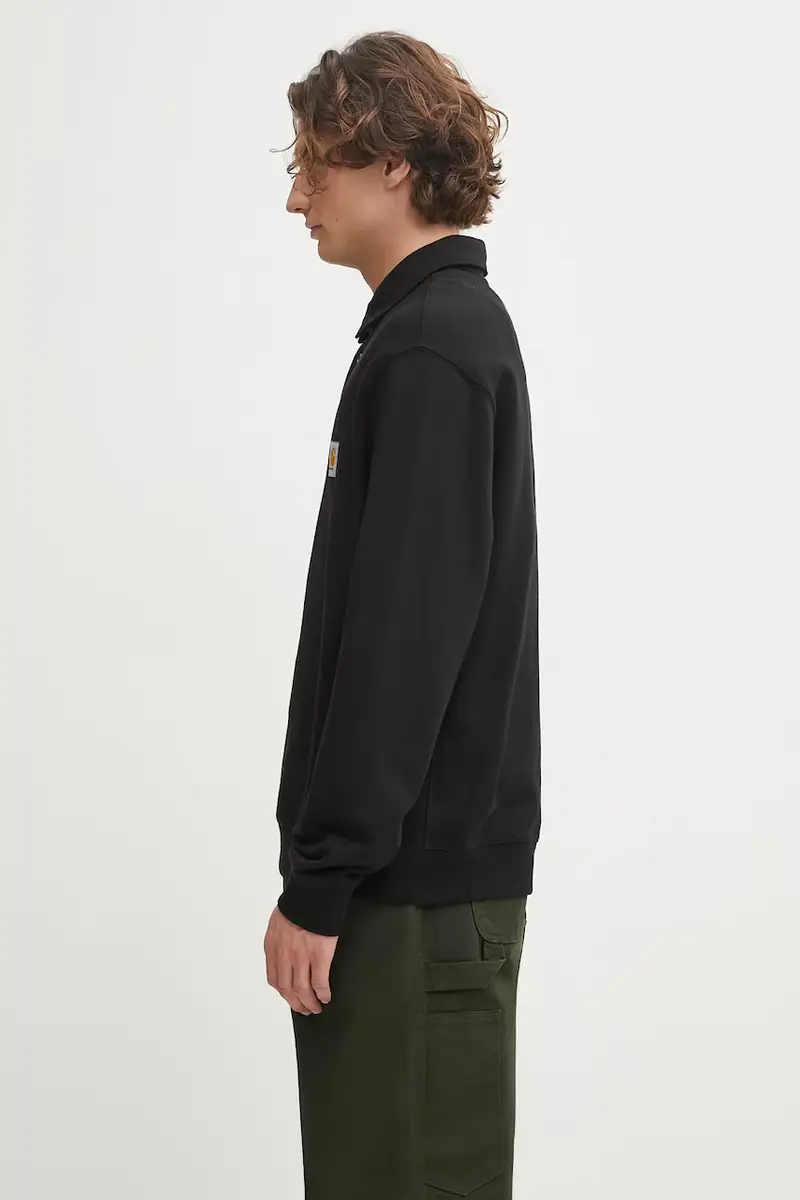 Carhartt WIP Polo Uomo Nero 2471066 miniatura 2
