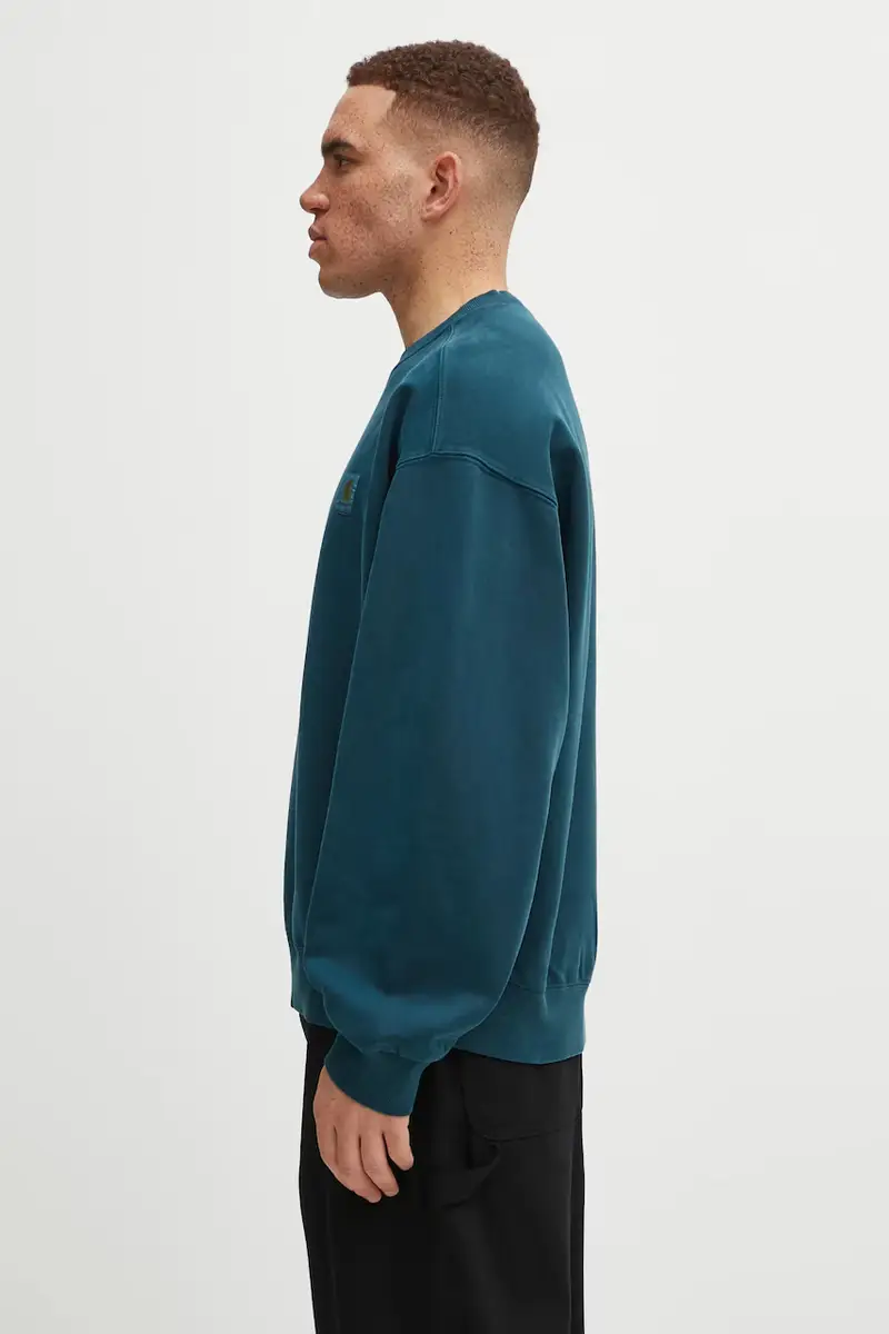 felpa in cotone Vista Sweat uomo colore verde I029522.0AUGD Turchese miniatura 2