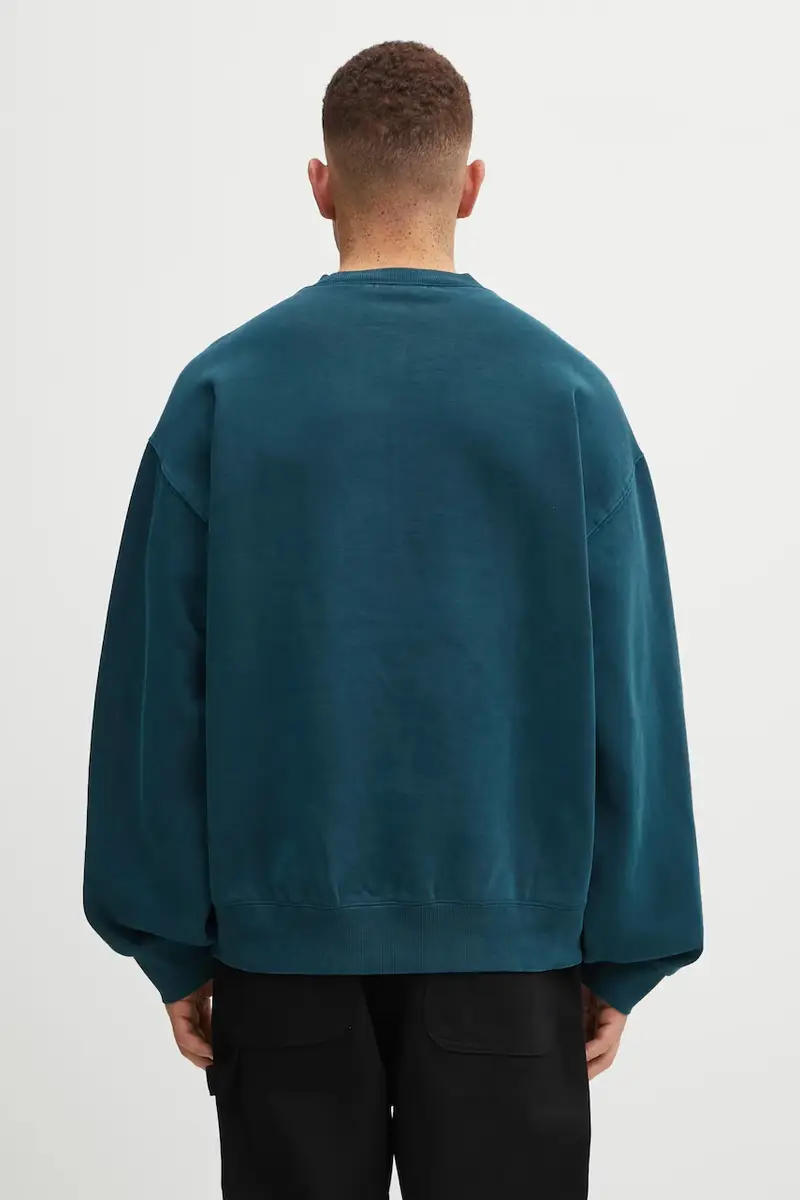 felpa in cotone Vista Sweat uomo colore verde I029522.0AUGD Turchese miniatura 3