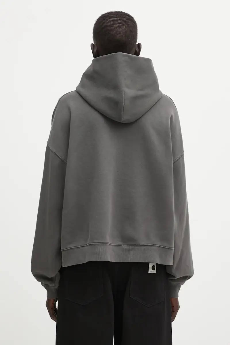 felpa in cotone W' Hooded Benton Sweat donna colore grigio con cappuccio I034512.87GD miniatura 3