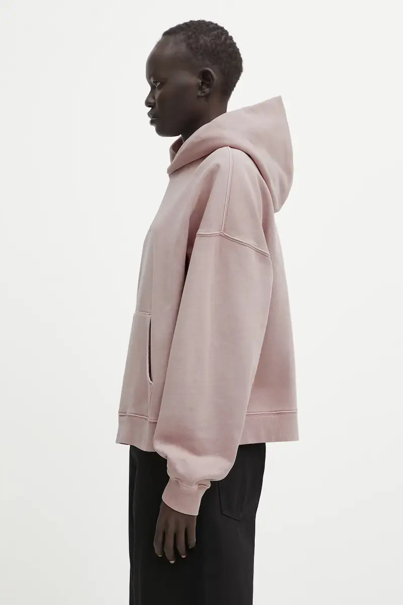 felpa in cotone W' Hooded Benton Sweat donna colore rosa con cappuccio I034512.1NJGD miniatura 2