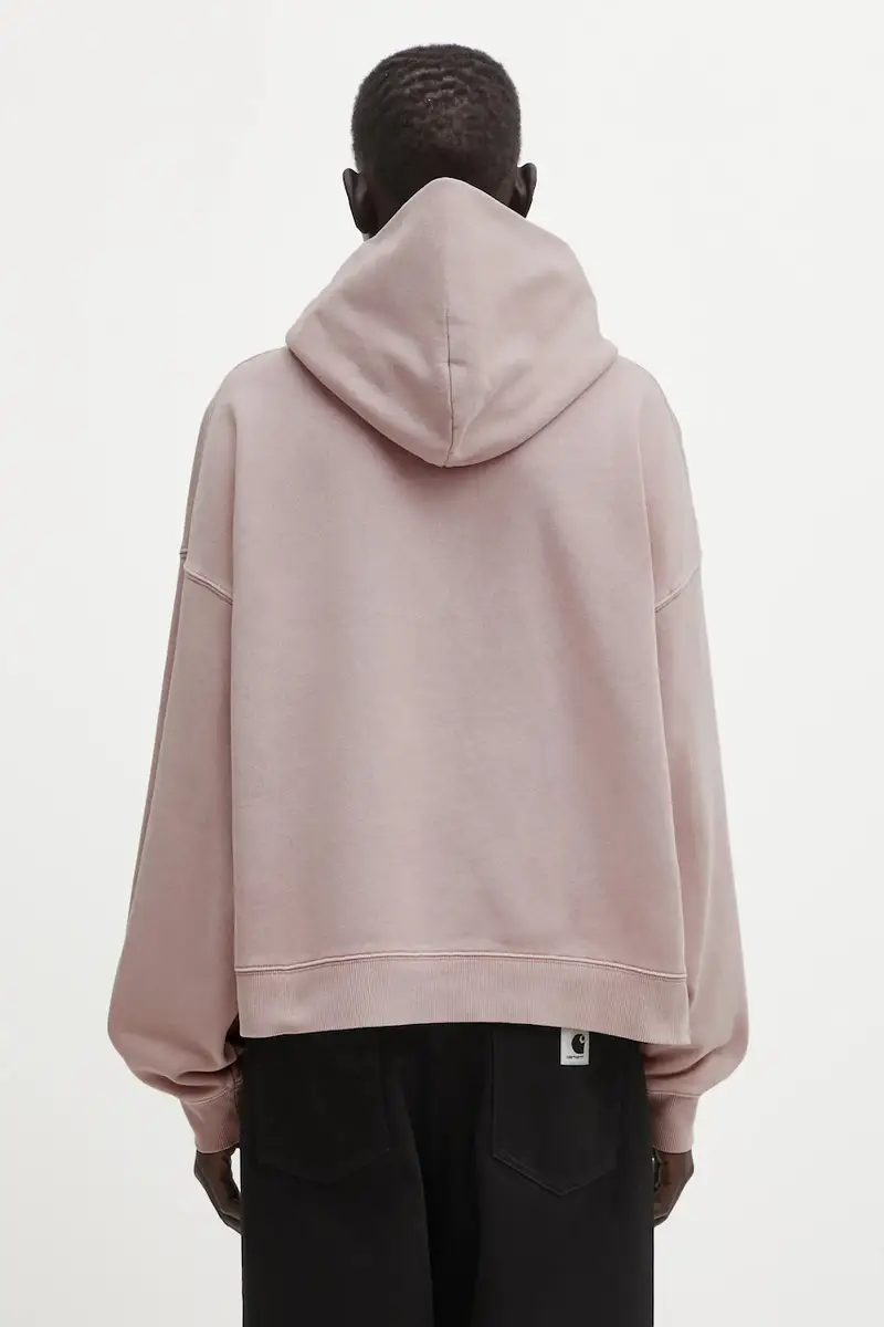 felpa in cotone W' Hooded Benton Sweat donna colore rosa con cappuccio I034512.1NJGD miniatura 3