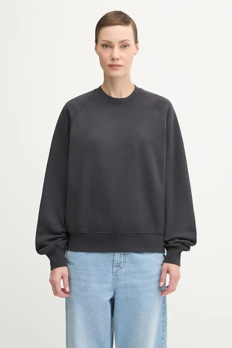 felpa in cotone W’ Hudson Sweat donna colore nero I035136.895F