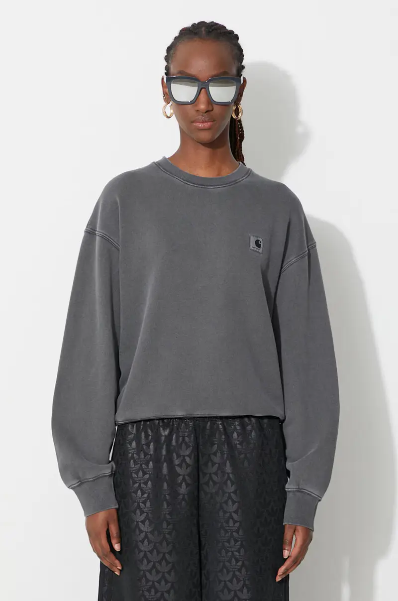 felpa in cotone W Nelson Sweat I029537 Grigio