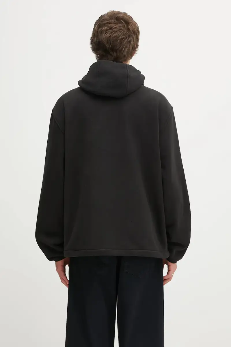 felpa in pile Blevin Liner uomo colore nero con cappuccio I035310.89XX miniatura 3